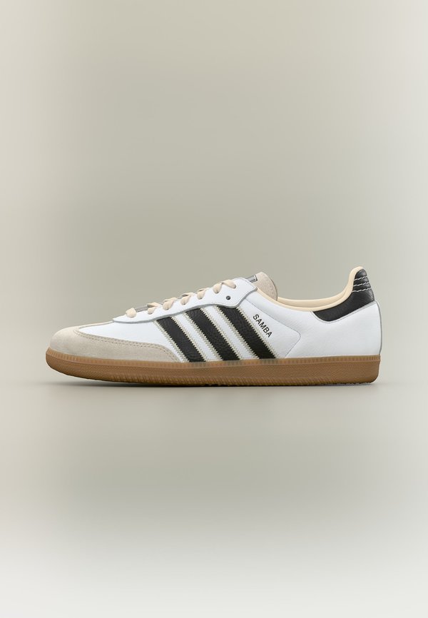 adidas Originals SAMBA OG UNISEX - Trainers - footwear white/core black
