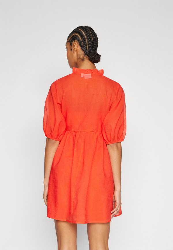 VILA VILONA V-NECK 2/4 SHORT DRESS