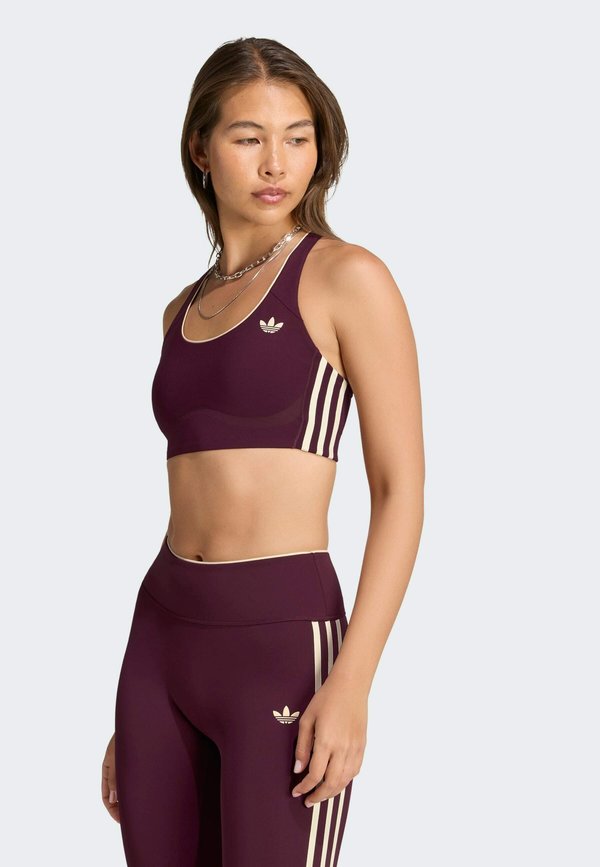 adidas Performance ORIGINALS MEDIUM SUPPORT BRA - Medium support sports bra - maroon