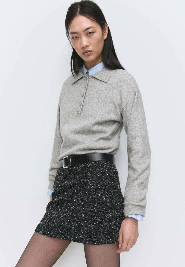 Mango Mini skirt - black
