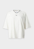 Puma OVERSIZED SHORT SLEEVE  - Basic T-shirt - warm white
