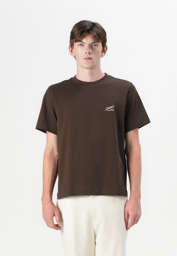 Selected crewneck regular fit printed