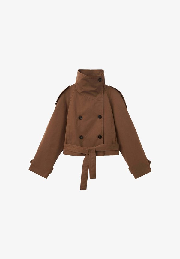 Mango ADULT - Summer jacket - dark brown