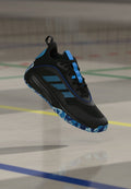 adidas Performance OWNTHEGAME 3.0 UNISEX - Basketball shoes - core black/lucid ray blue/lucid blue