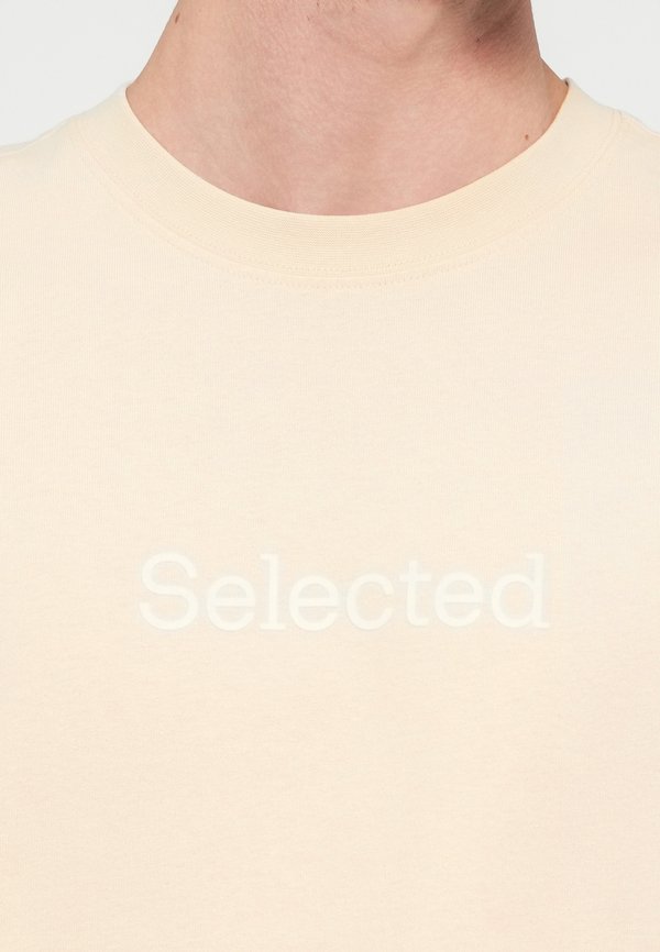 Selected SLHRELAXWILL O NECK LOGO TEE
