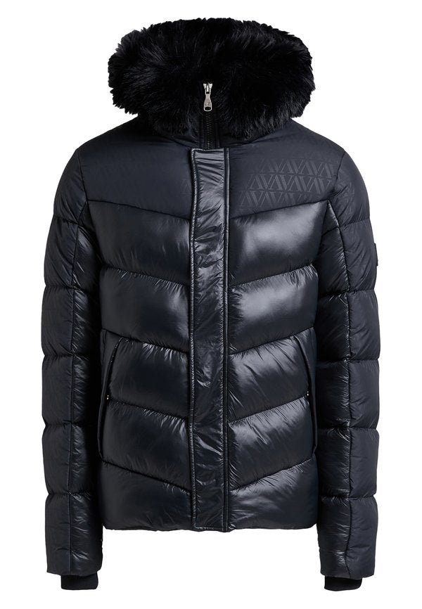 Alessandro Zavetti LAVANDA HIGH SHINE PUFFER JACKET