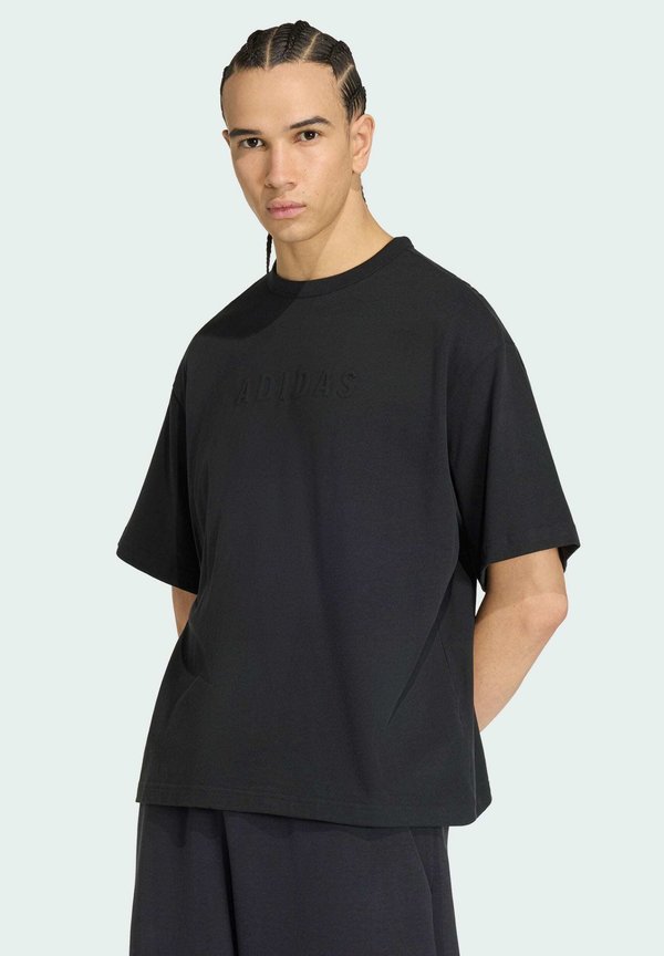 adidas Sportswear ADIDAS SPORTSWEAR SOFT LUX GRAPHIC TEE - Basic T-shirt - black