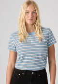 Levi's® PERFECT TEE - Print T-shirt - blue/offwhite