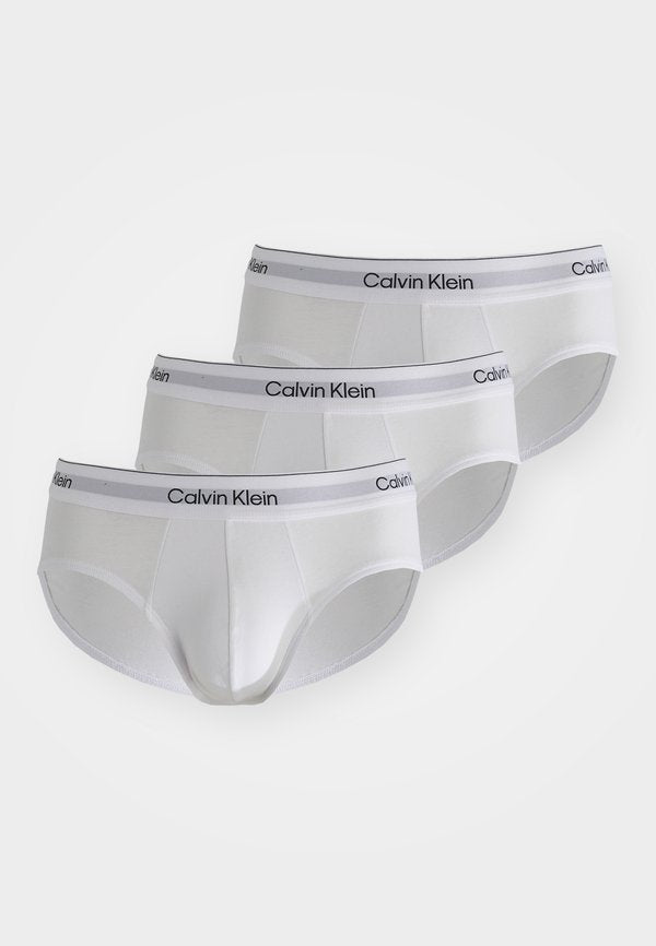 Calvin Klein Underwear 3 PACK - Briefs - white
