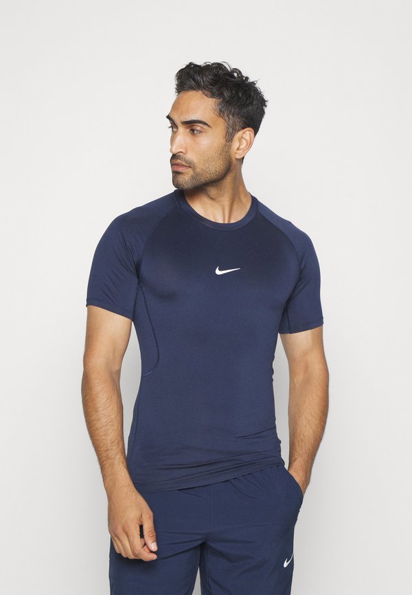 Nike Performance Sports T-shirt - obsidian/white