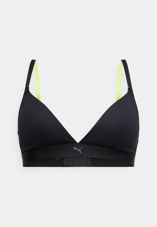 Puma WOMEN TRIANGLE BRALETTE - Triangle bra - black