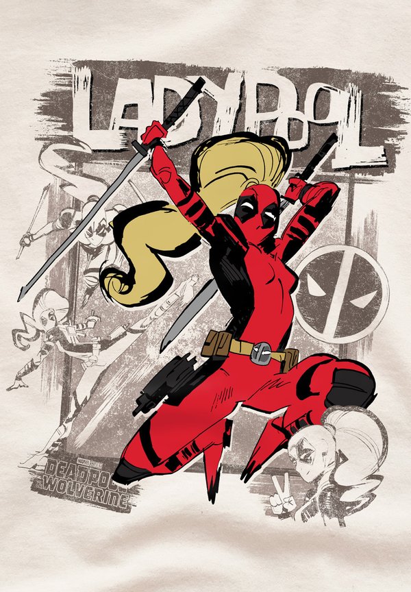Marvel DEADPOOL WOLVERINE SKETCHBOOK LADYPOOL