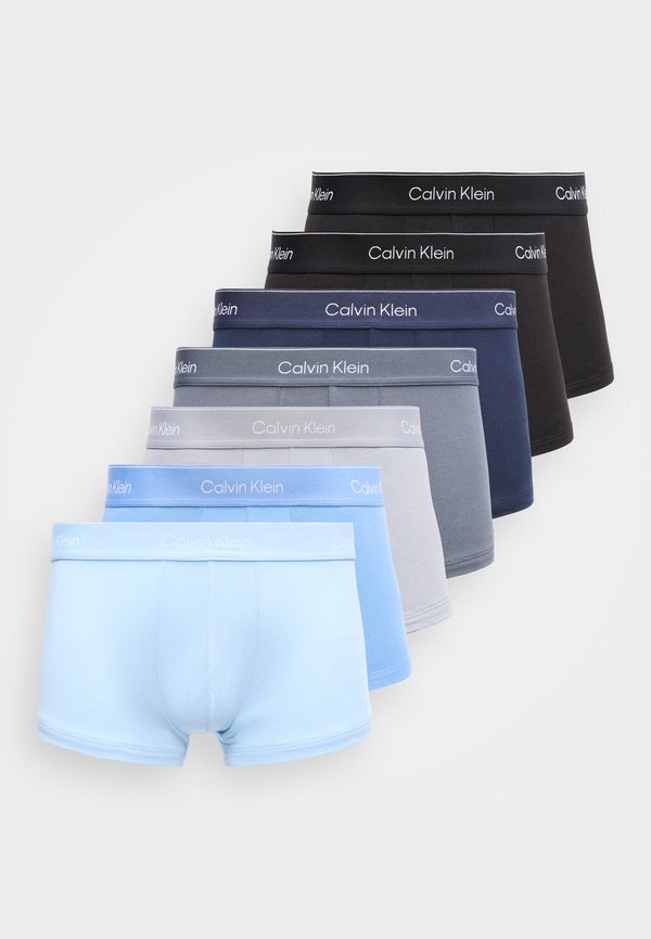 Calvin Klein Underwear LOW RISE ICON 7 PACK - Trunks - black/shoreline/turbulence