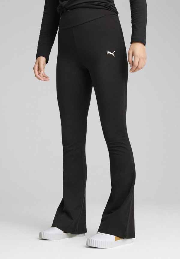 Puma ESS HIGH-WAIST FLARED LEGGINGS - Leggings - black