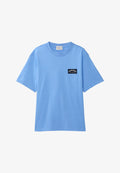 Calvin Klein Jeans EASY COLLEGIATE BADGE TEE - Print T-shirt - blue descent