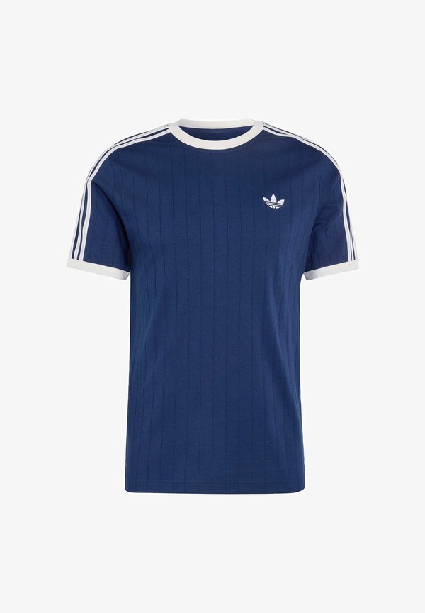 adidas Originals ADIDAS ORIGINALS DROP NEEDLE 3-STRIPES TEE - Print T-shirt - night indigo