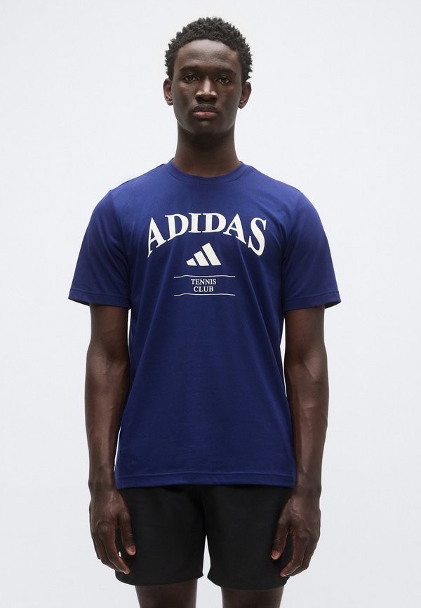 adidas Performance ADIDAS HERITAGE GRAPHIC T. - Sports T-shirt - dark blue