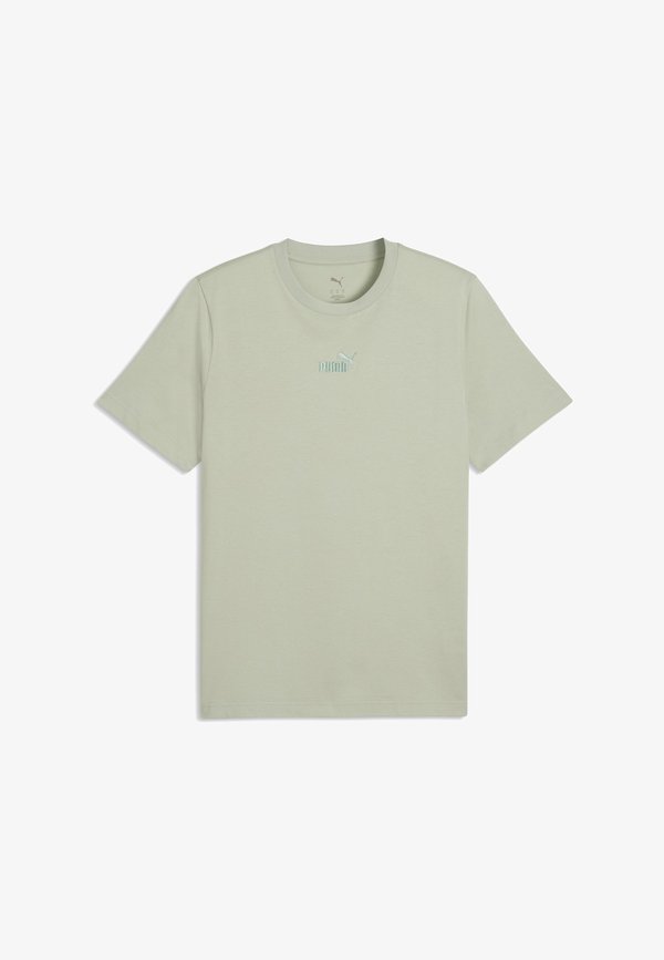 Puma ESSENTIALS SMALL NO. 1 LOGO T-SHIRT - Basic T-shirt - soft grass