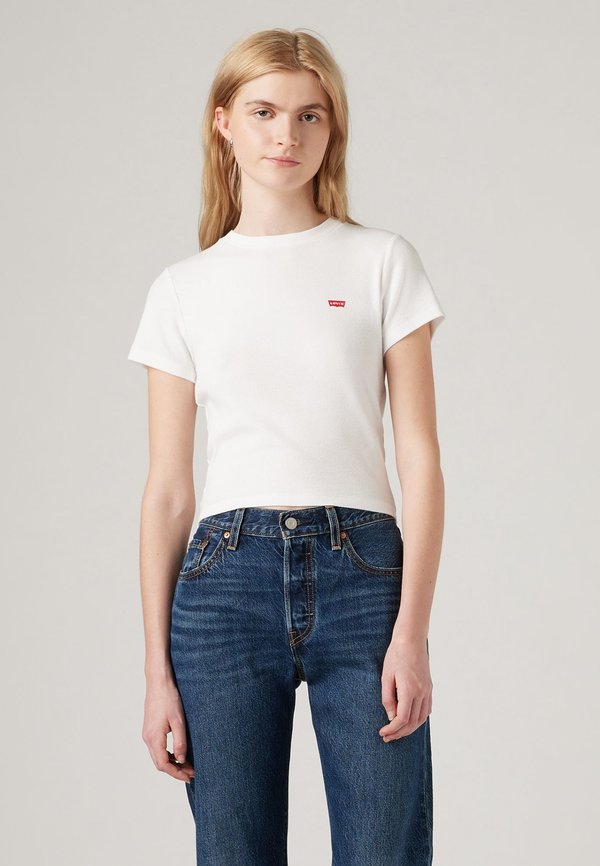 Levi's® ESSENTIAL SPORTY TEE - Print T-shirt - white