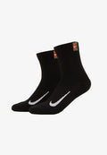 Nike Performance COURT MULTIPLIER CUSHIONED 2 PACK UNISEX - Sports socks - black