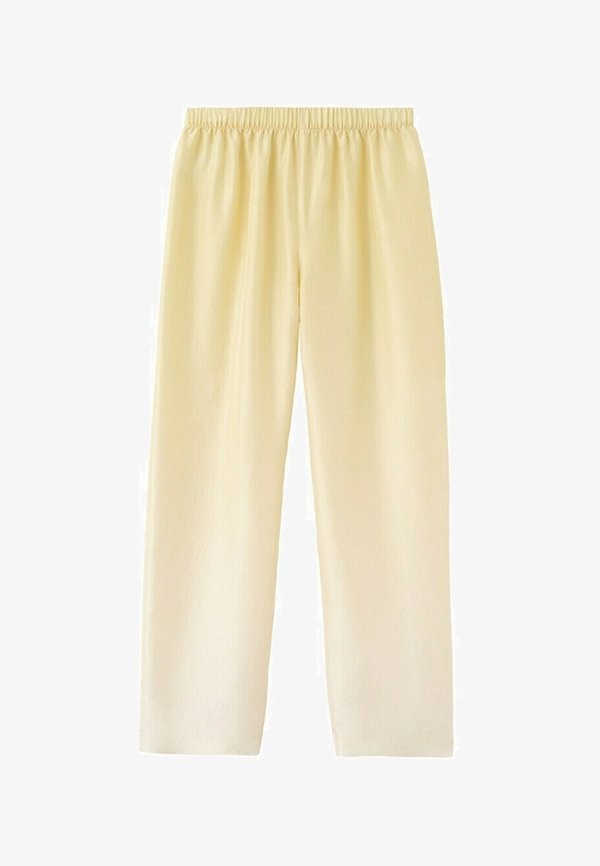 Mango Tracksuit bottoms - light yellow