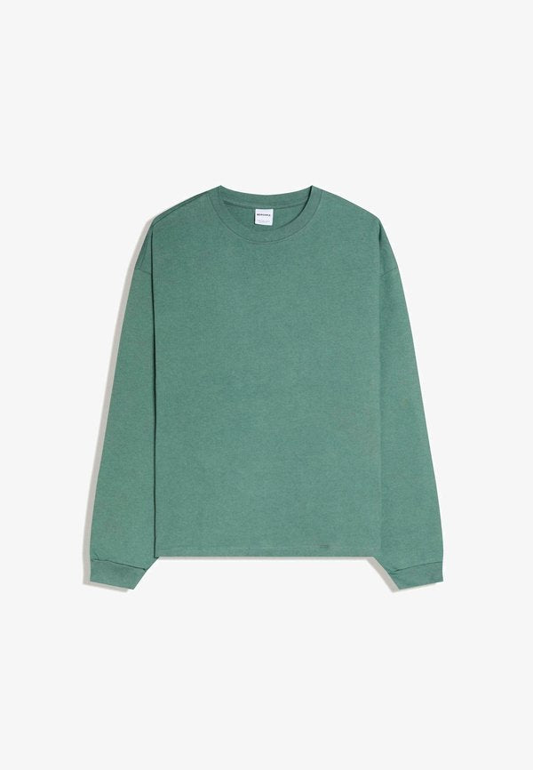 Bershka Long sleeved top - evergreen