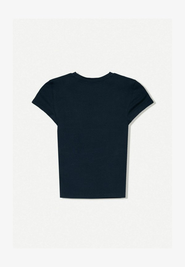 Bershka SHORT SLEEVES WITH A ROUND NECK - T-SHIRT 02666152 - Basic T-shirt - royal blue