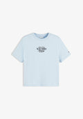 Tommy Hilfiger TOMMY HILFIGER LOGO INTERLOCK KNIT CREW NECK T-SHIRT - Print T-shirt - sky blue