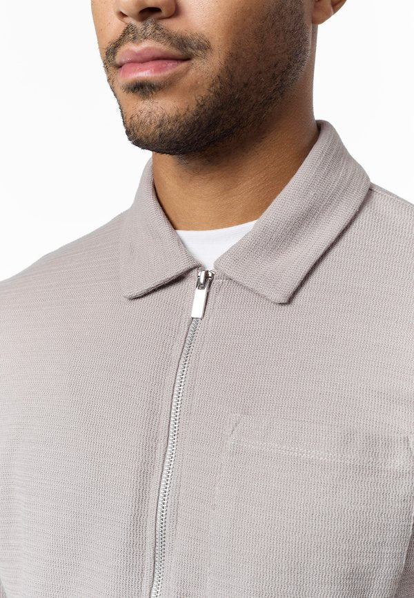CLOSURE London TONAL ZIPPED OVERSHIRT