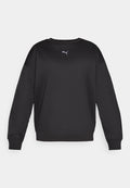 Puma ESS OVERSIZED CREW FL - Sweatshirt - black