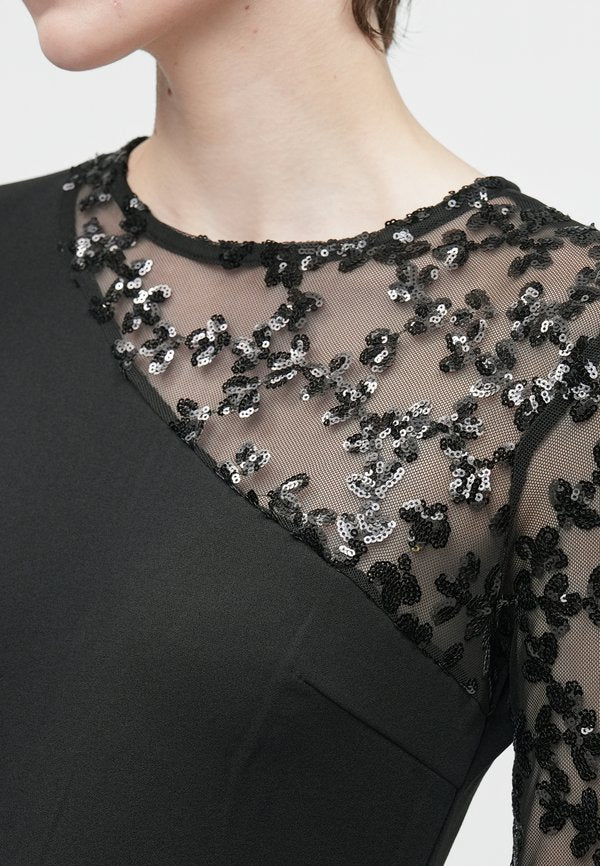 VILA VICLARA O NECK SEQUINS DRESS