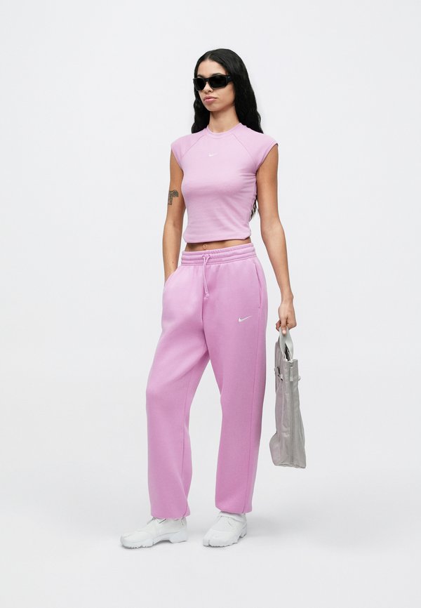 Nike Sportswear PANT  - Tracksuit bottoms - magenta/sail