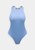 Calvin Klein Swimwear SCOOP BACK ONE PIECE INTENSE POWER SWIM - Swimsuit - blue tulip