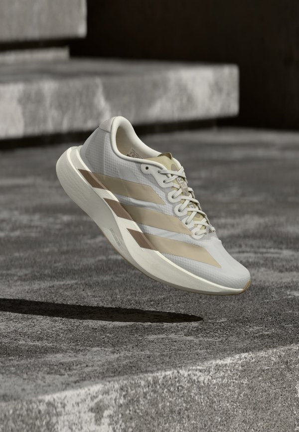 adidas Performance ADIZERO EVO SL WOVEN W - Road running shoes - grey one/khaki three