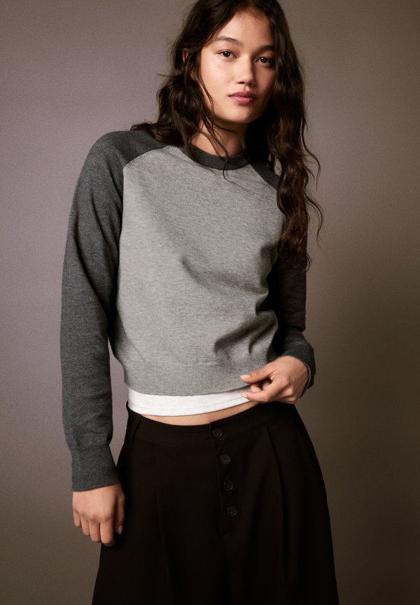 Bershka JUMPER - Jumper - grey