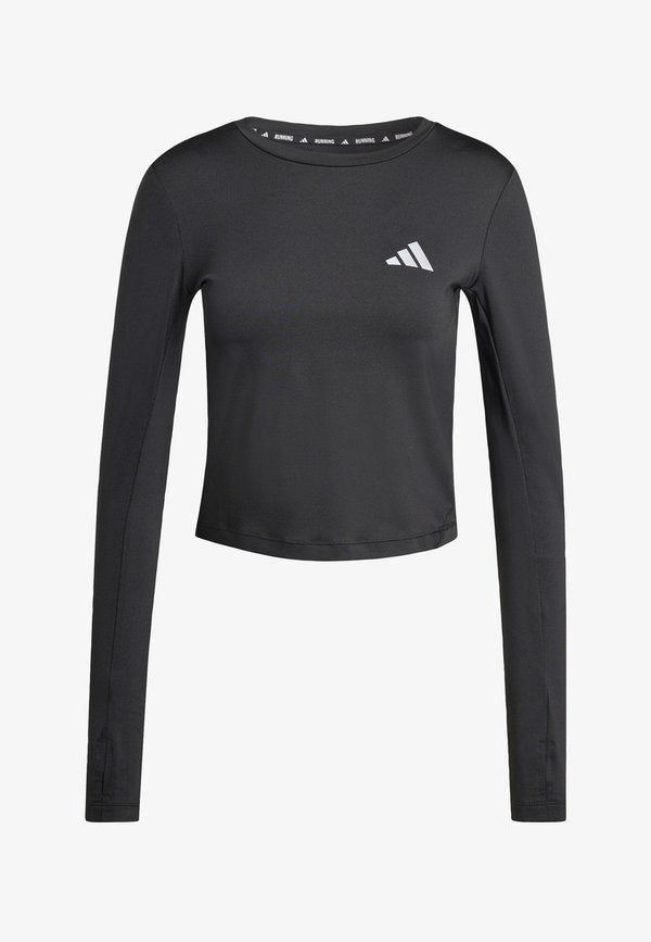 adidas Performance RUN ESS LS W - Long sleeved top - black