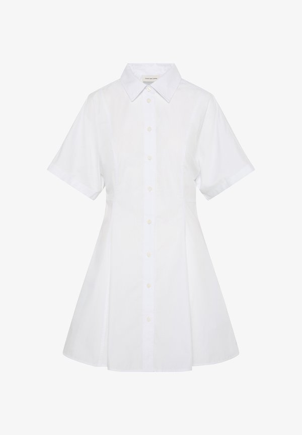 Calvin Klein Jeans Shirt dress - brilliant white