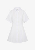 Calvin Klein Jeans Shirt dress - brilliant white