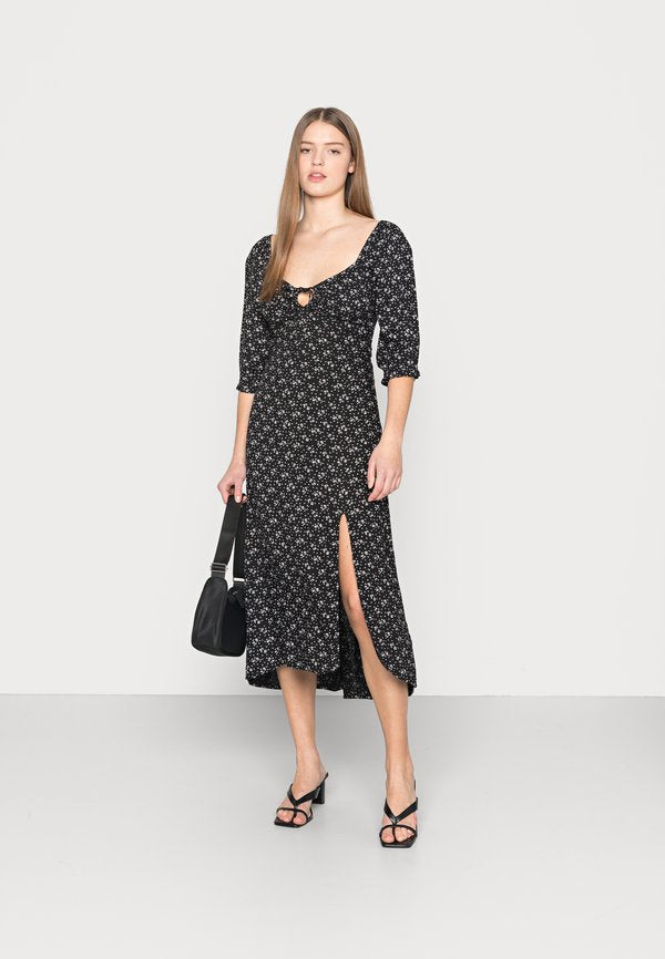 Hollister Co. WOVEN MIDI DRESS