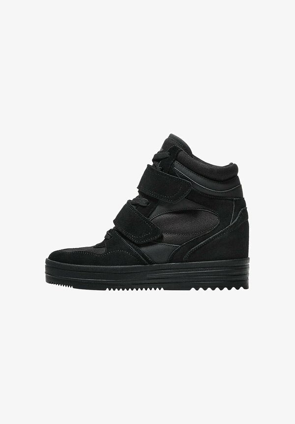 Bershka INNER - High-top trainers - black