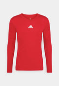 adidas Performance TEAM BASE TEE - Long sleeved top - red