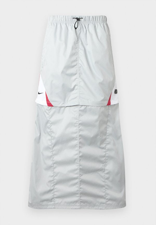 Nike Sportswear ZIP OFF SKIRT SHOX - Mini skirt - grey fog