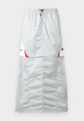 Nike Sportswear ZIP OFF SKIRT SHOX - Mini skirt - grey fog