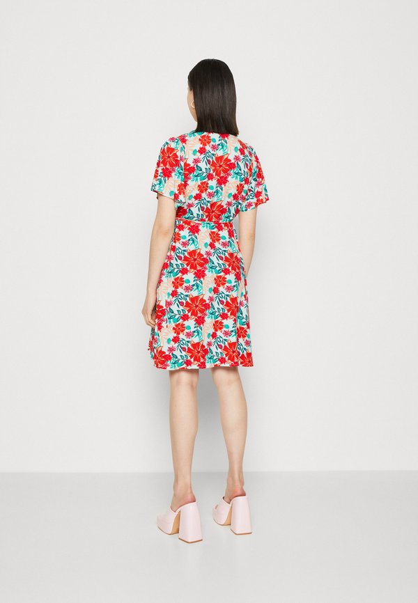 VILA VIMAYA WRAP SHORT DRESS