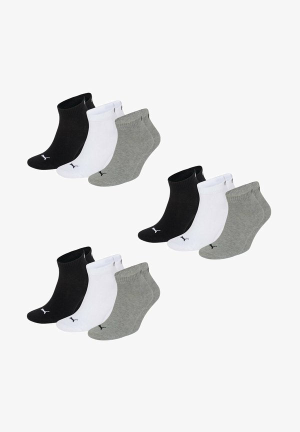 Puma 9 PACK - Sneaker socks - grau