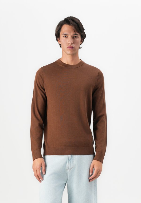 Selected SLMTRAY LS KNIT MERINO CREW NECK NOOS