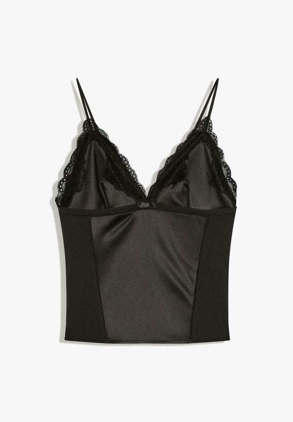 Bershka Top - black