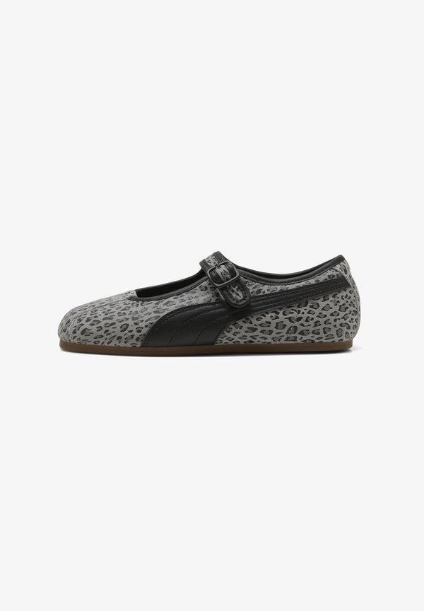 Puma PUMA TACKLETTE FELINE - Ankle cuff ballerina shoes - slate sky-puma black-gum