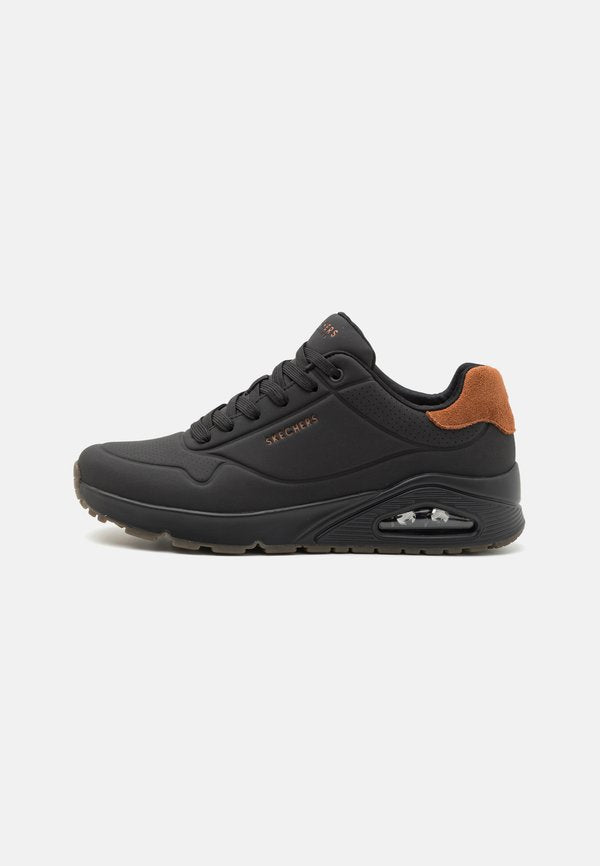 Skechers UNO - Trainers - black/chestnut