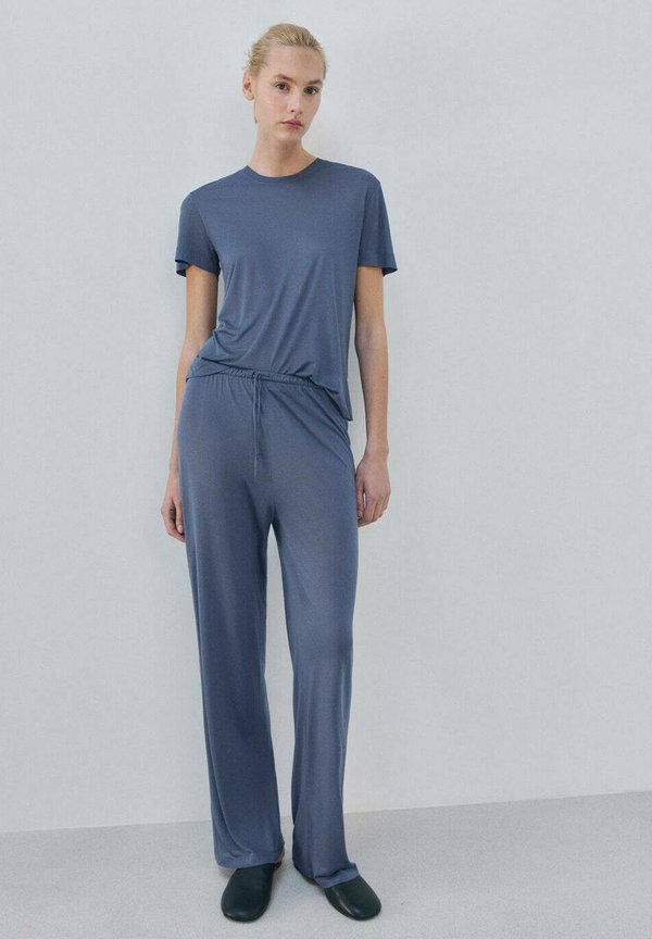 Mango Basic T-shirt - blue